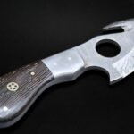 Damascus Twist Pattern Hunter boy's Skinner with Gut Hook