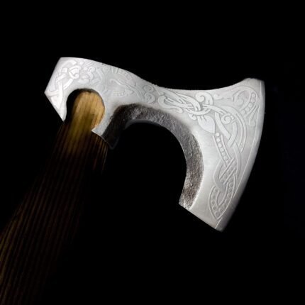 hand forged viking axe