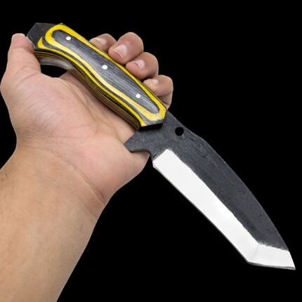 Best Tanto EDC Knife, High Carbon Steel Knife